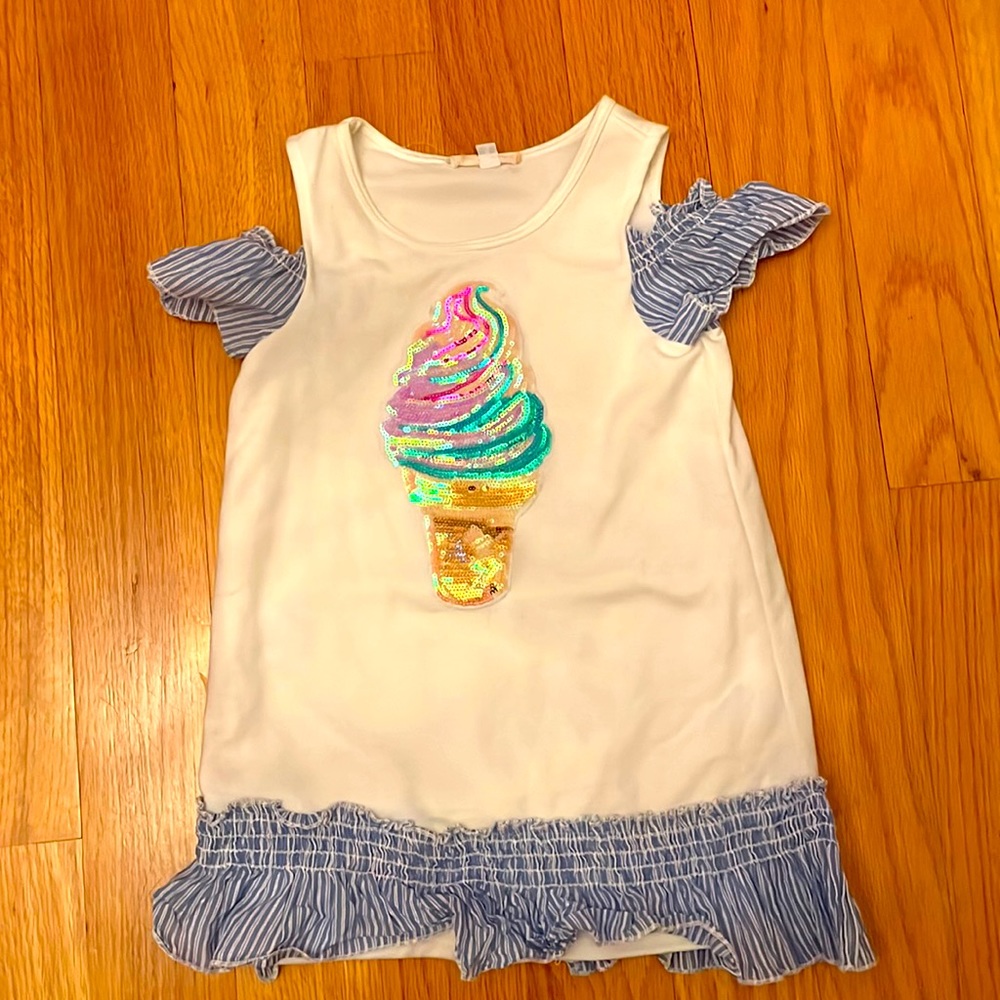 Truly Me by Sara Sara Girls Icecream Dress Size 4